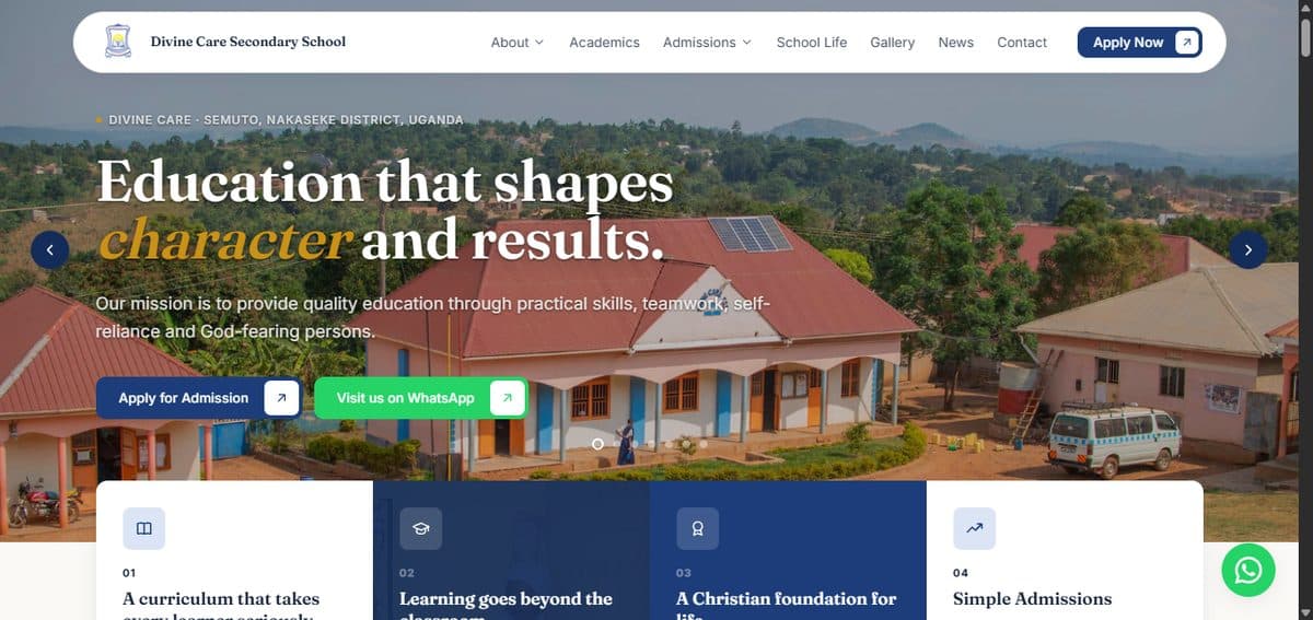 Welcome to our new website