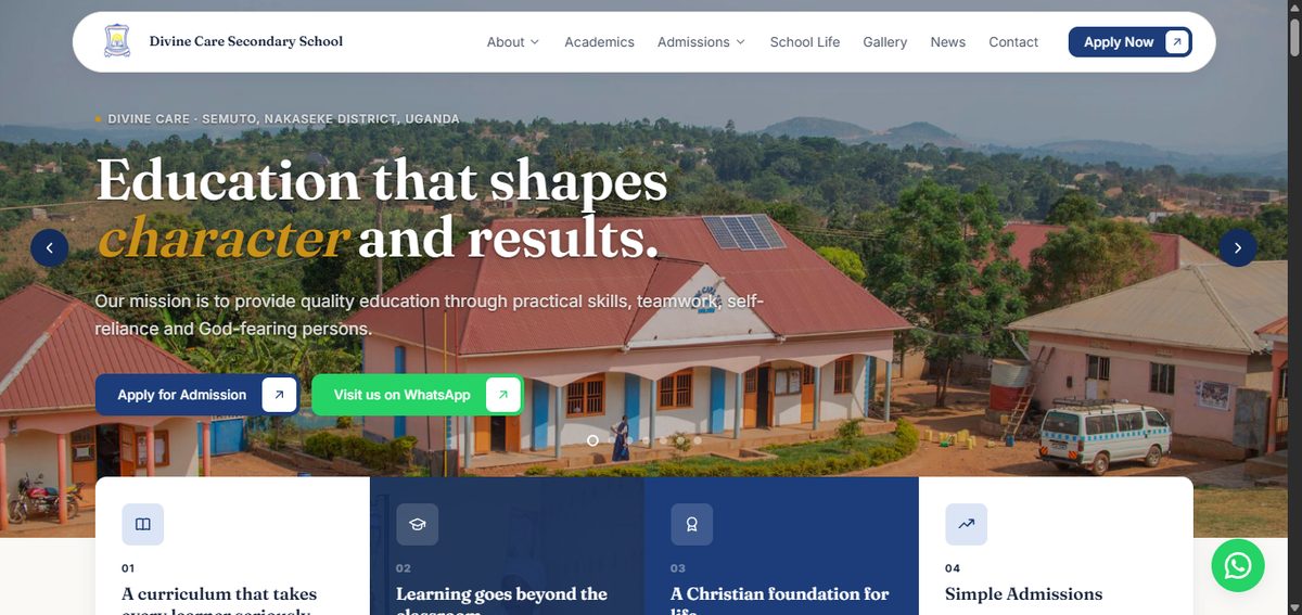 Welcome to our new website